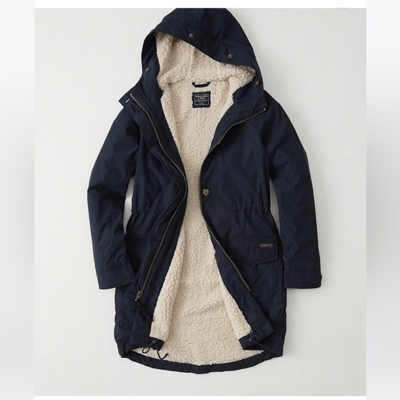 Abercrombie and Fitch navy jacket. Size Xxs - Picture 3 of 12